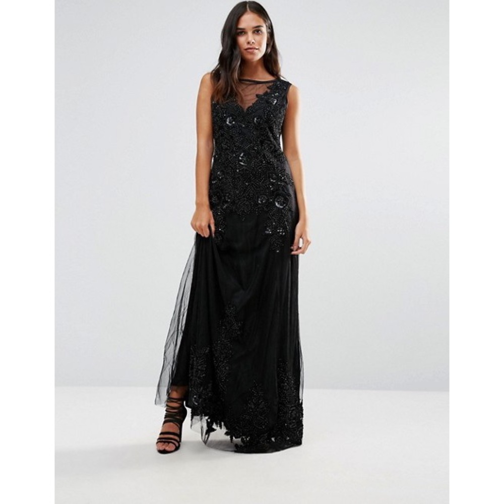 A Star Is Born Embellished Maxi Dress